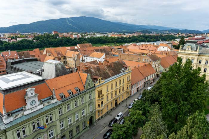 View of Maribor from the Cathedral