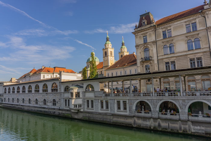Views from the banks of the Ljubljanica river