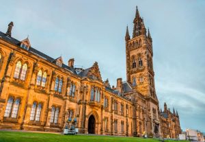 The University of Glasgow is a great place to visit when spending a weekend in Glasgow