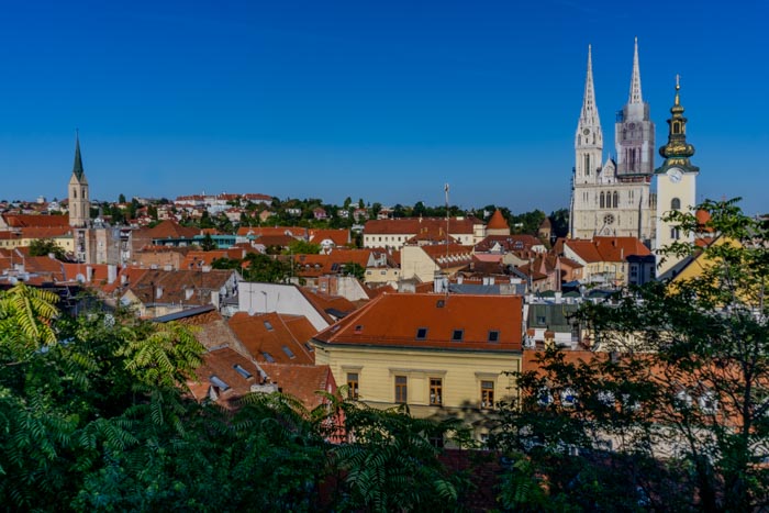 Beautiful view of Zagreb