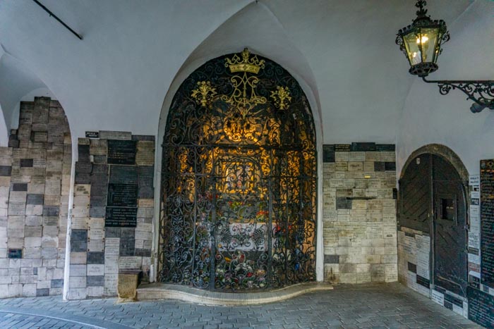 Stone Gate is one of Zagreb's most famous sites