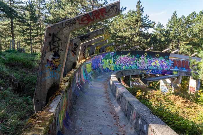 Abandoned Bobsled Track