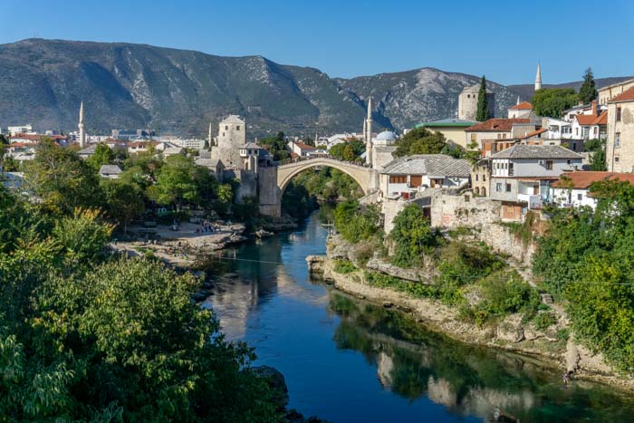 View of Mostar from Lucki Most