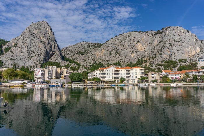 The unique cliffs in Omis
