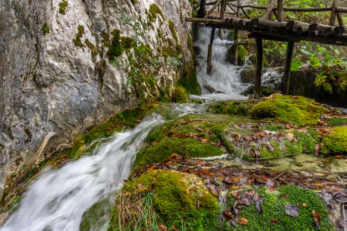 Plitvice Lakes Waterfall