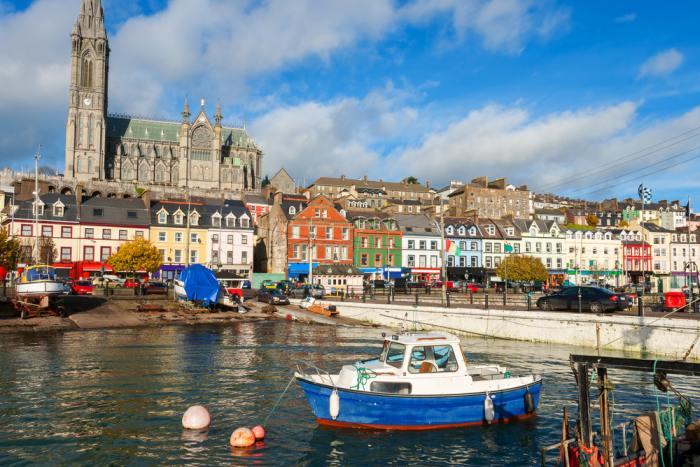 The harbour at Cobh.