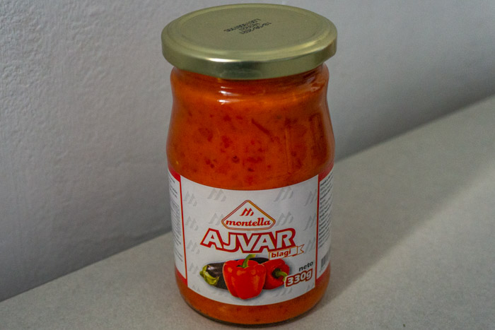 Ajvar from the supermarket
