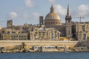 View of Valetta from Sliema Harbour