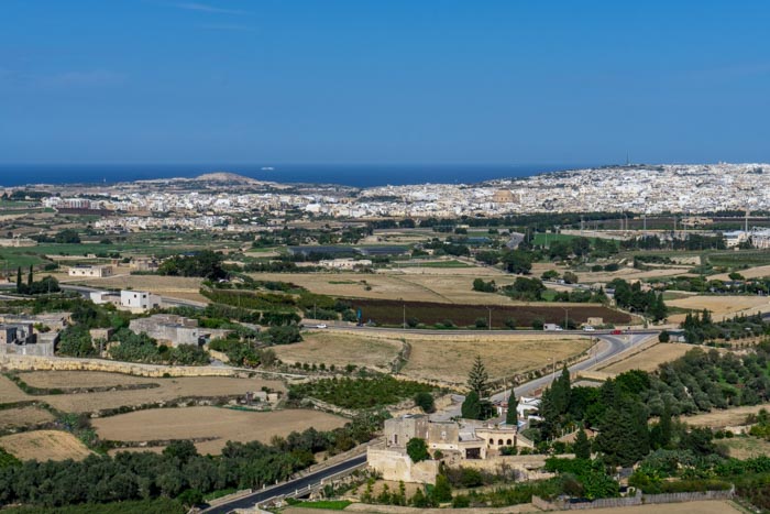 City Walls View from Mdina, Malta