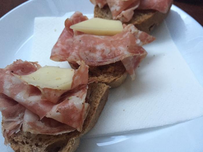 Typical Venice cicchetti