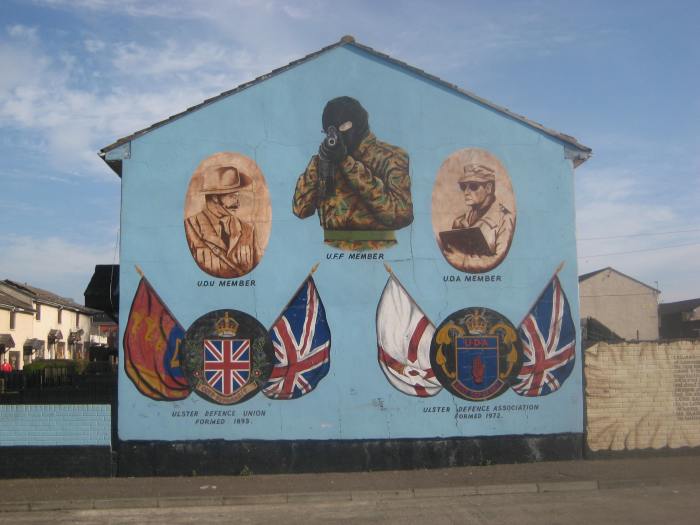 A mural in Belfast