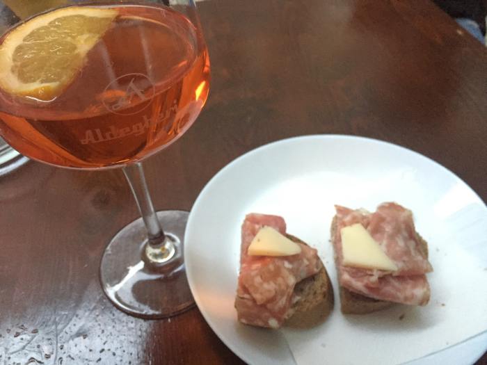 Cicchetti and Aperol in Venice!