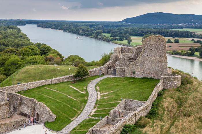 Devin Castle is a possible day trip from Bratislava