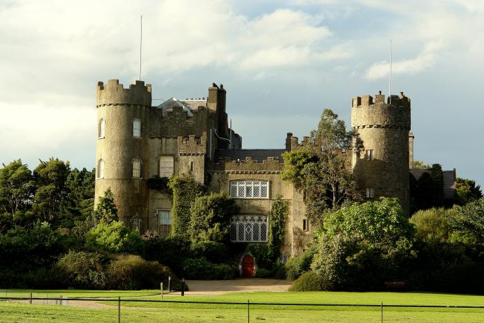 Malahide Castle is the first stop on the Dublin to Belfast drive