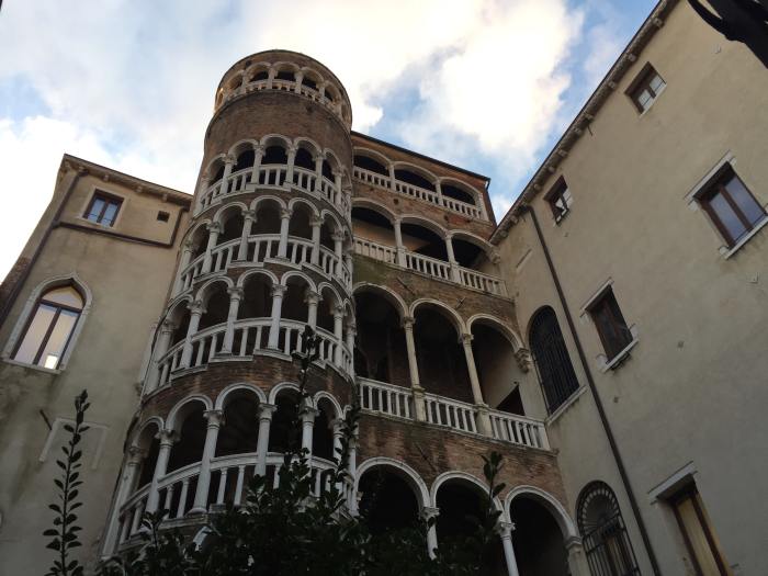 Climbing the Scala Contarini del Bovolo