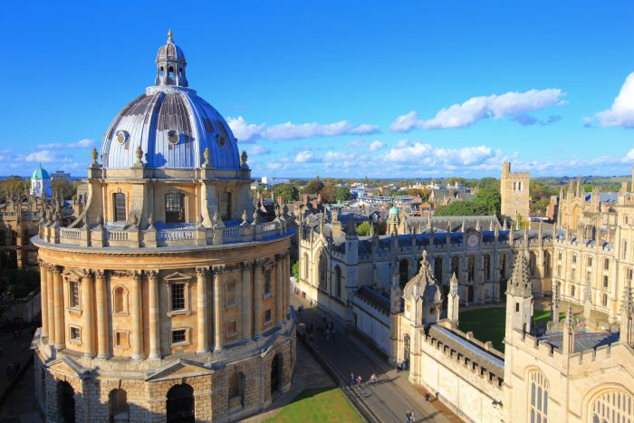 The university town of Oxford