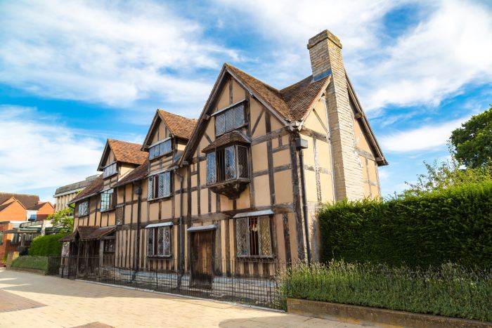 William Shakespeares Birthplace in Stratford-upon-Avon