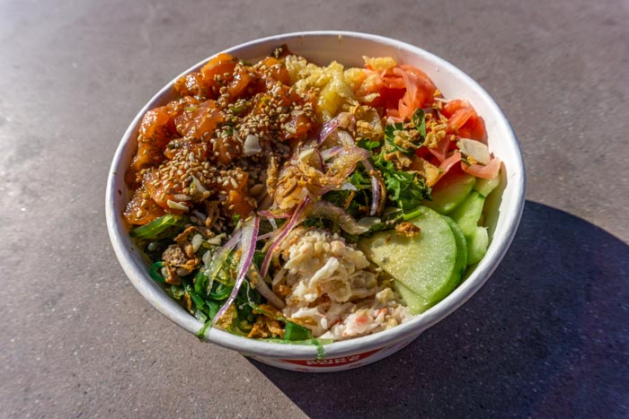 Delicious poke in Pismo Beach!
