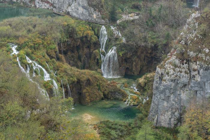 Viewpoint from Entrance 1 at Plitvice Lakes