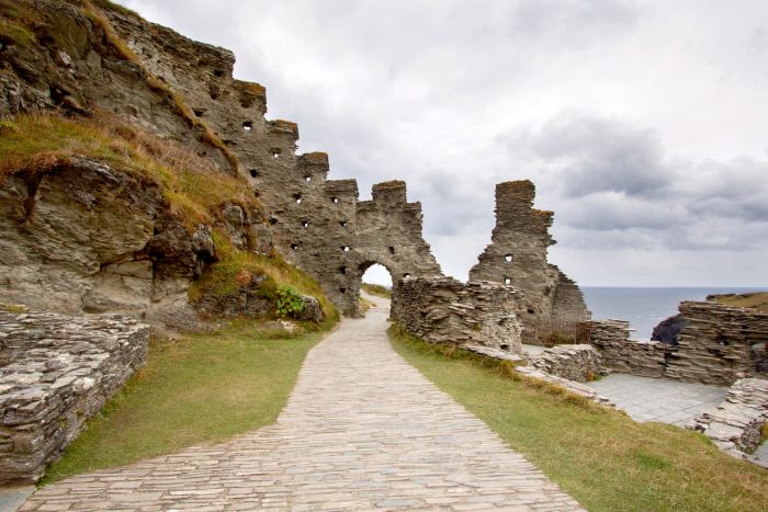 Ruins of Tintagel castle, Cornwall