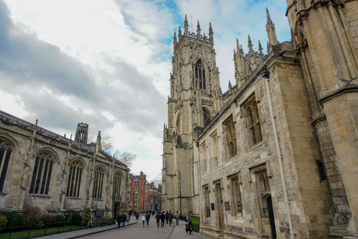 The back of the York Minster
