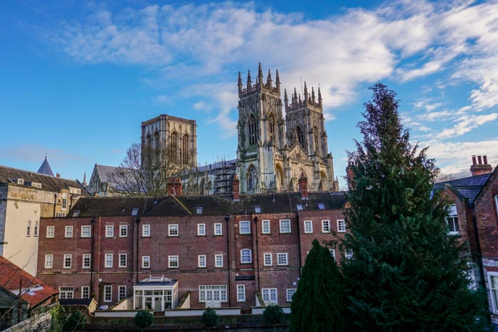 View of the York Minster from the City Walls