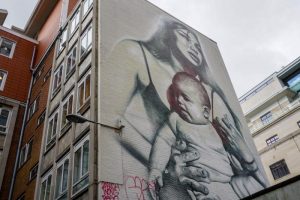 One of the most famous murals in Bristol