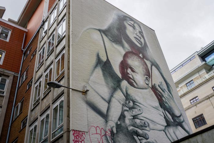 One of the most famous murals in Bristol