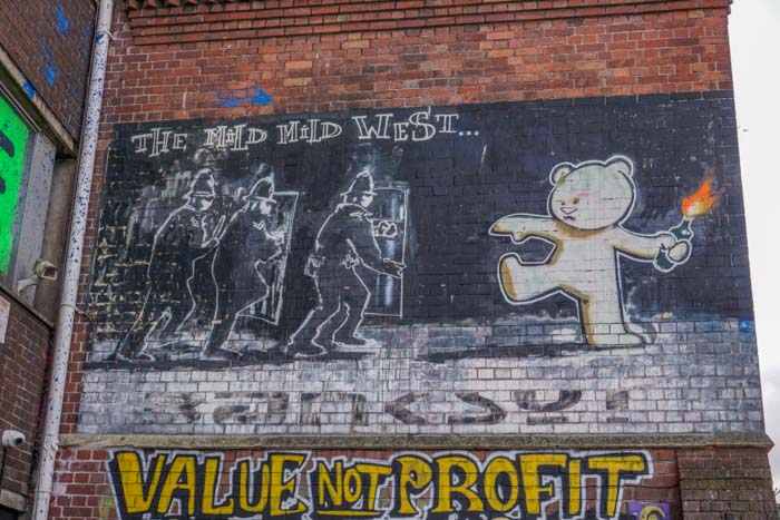 The Mild Mild West - Banksy Street Art in Bristol
