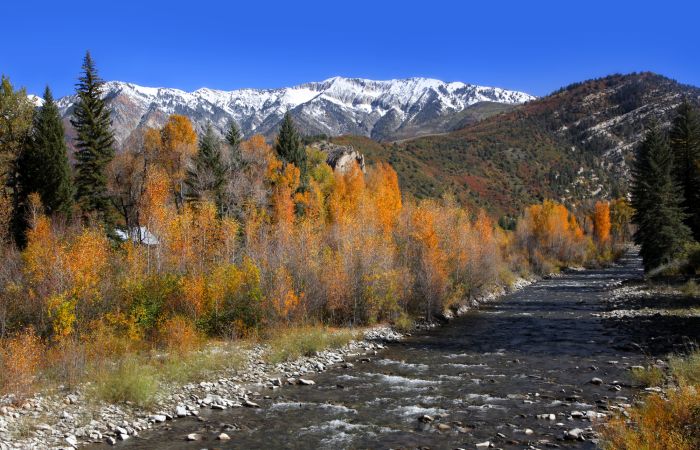 Beautiful scenary near the town of Gunnison