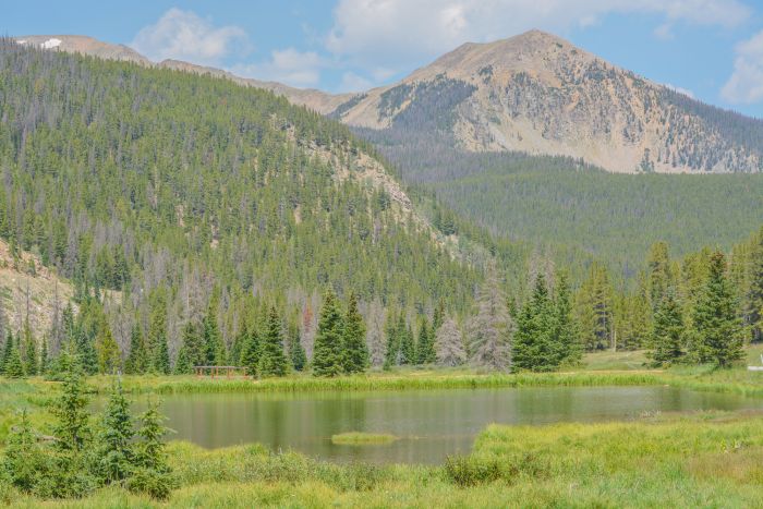 Scenery near Monarch Mountain in Colorado