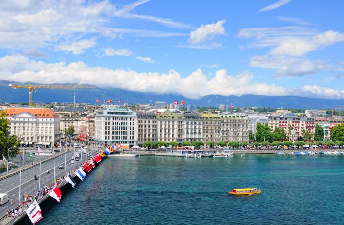 View of Lake Geneva & Harbour