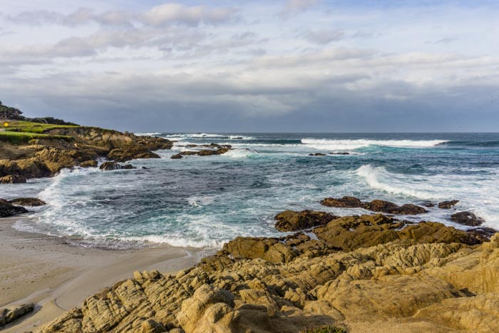 Viewpoint on the 17-mile drive in Monterey
