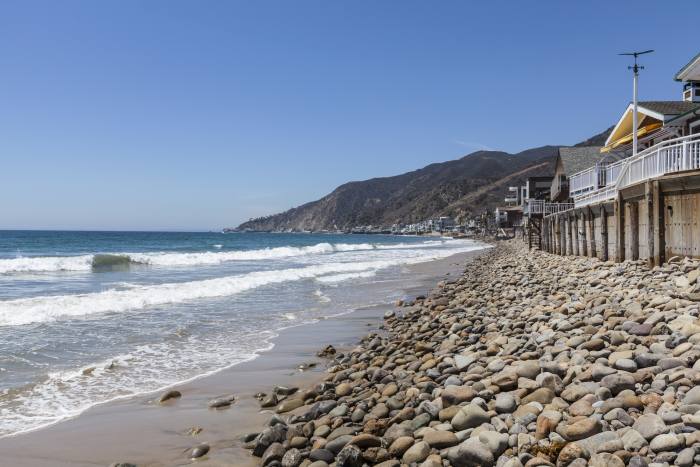 Topanga beach in Malibu