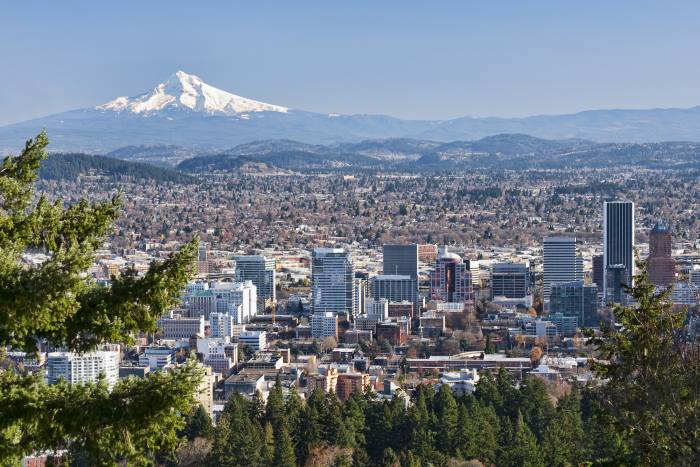 View of Portland, Oregon