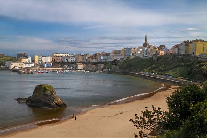 The seaside town of Tenby