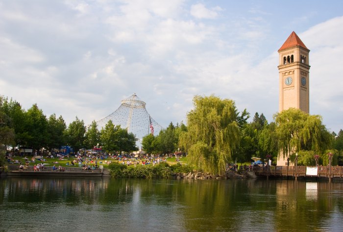 Clock Tower in Spokane
