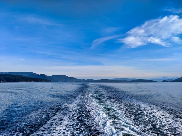 Approaching San Juan Islands