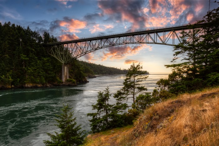 Iconic Bridge at Deception Pass