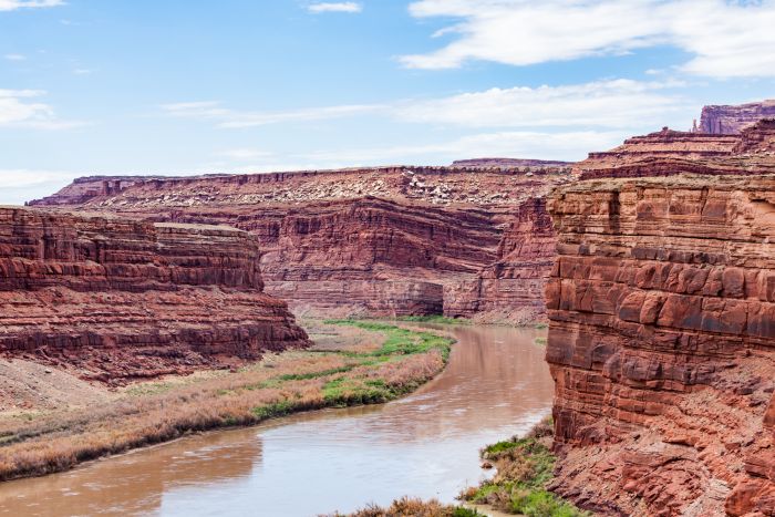 Colorado River overlook in Canyonlands National Park