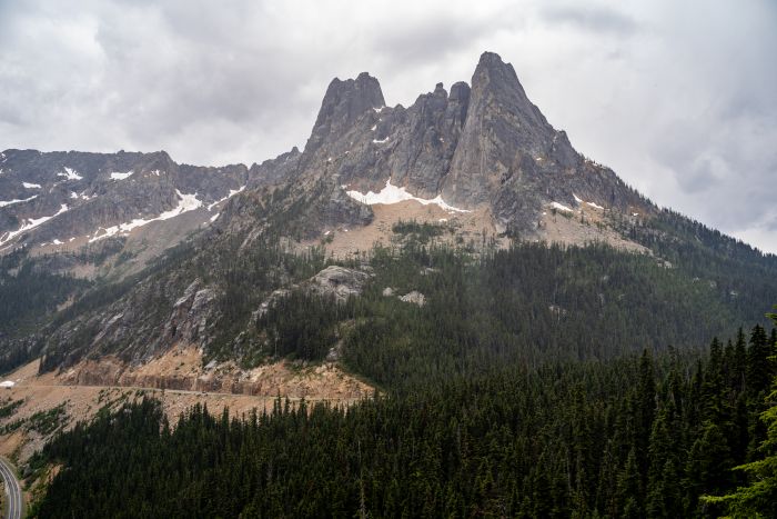 Liberty Bell Mountain, as seen from Washington Pass