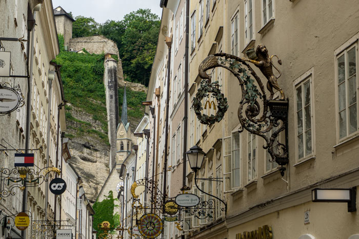Getreidegasse - one of Salzburg's iconic streets