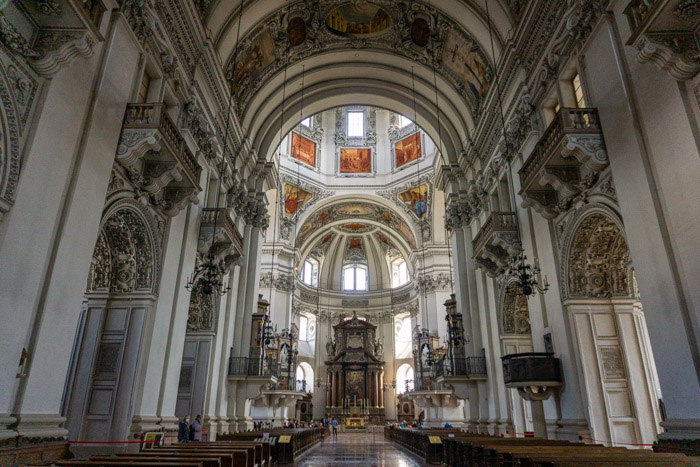 Inside the Salzburg Cathedral