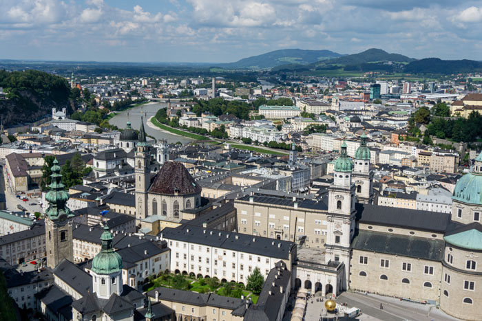 Salzburg from the Hohensalzburg Fortress