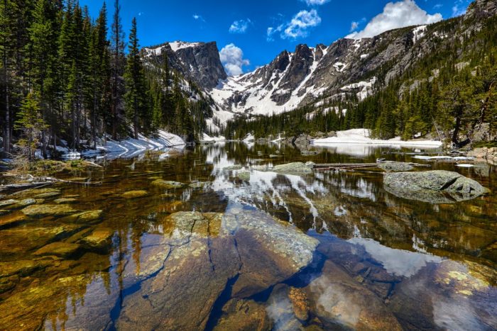 Dream Lake in the Rocky Mountain National Park