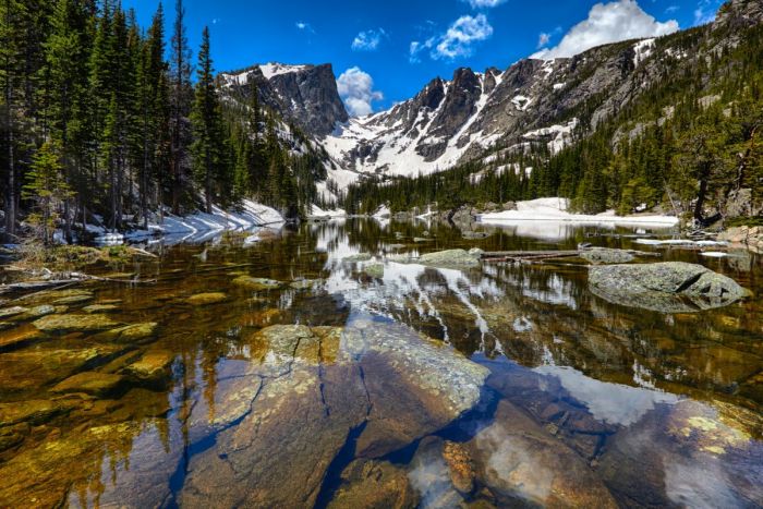 Dream Lake in the Rocky Mountain National Park