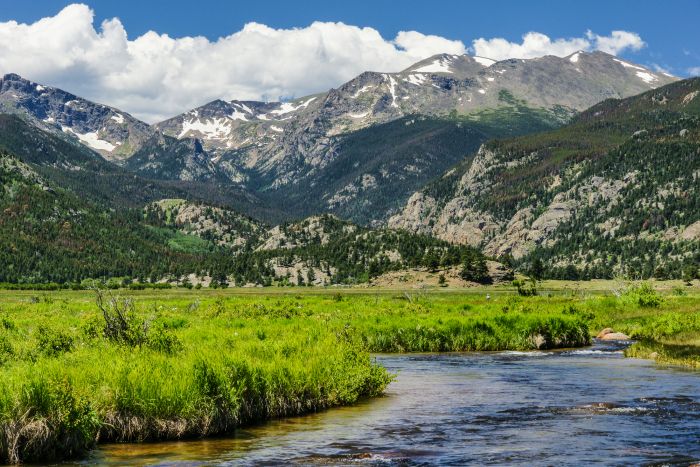 Moraine Park in Rocky Mountain National Park in Colorado