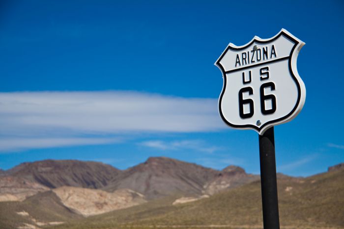 Historic Route 66 in Arizona