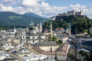 The beautiful city of Salzburg