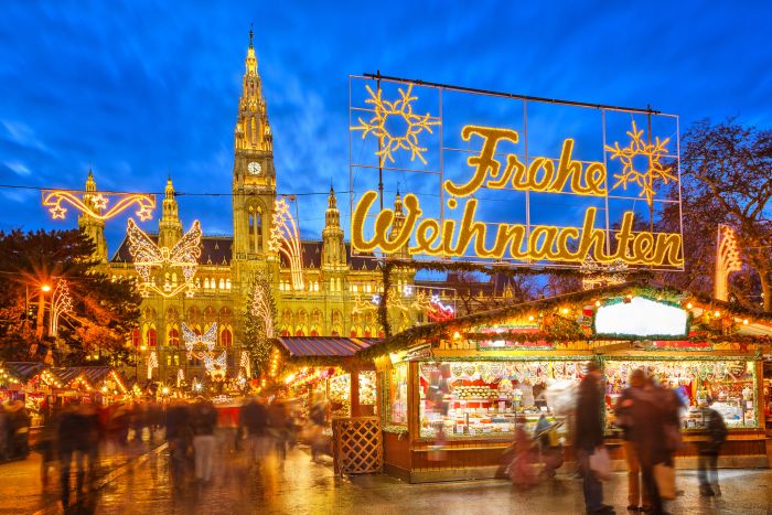 Christmas market in Vienna